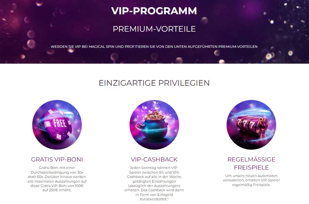 150percent de magicalspin casino gratification jusqu'à 500