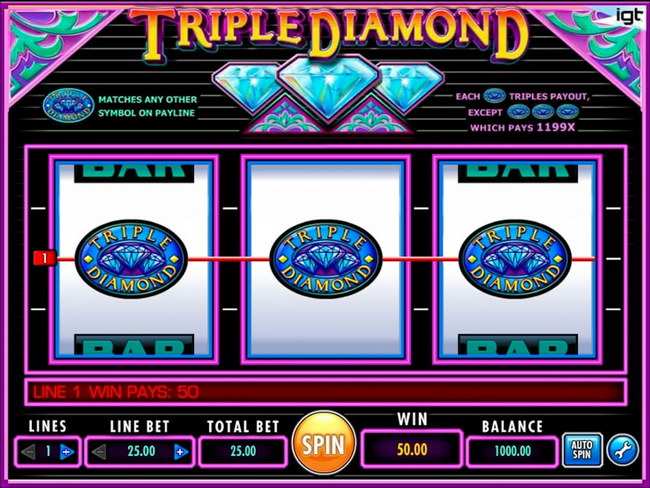 Triple diamond 9 игровой автомат аналитический анализ столото 5из36 6из45 архив тиражей